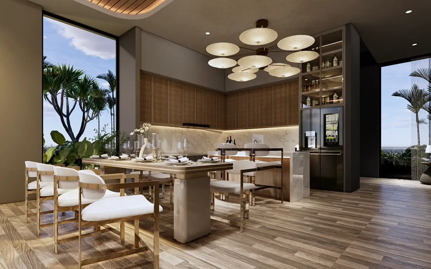 Interior view of 2 Bedroom Pool Villa for Sale in Aileen Layan - Type C