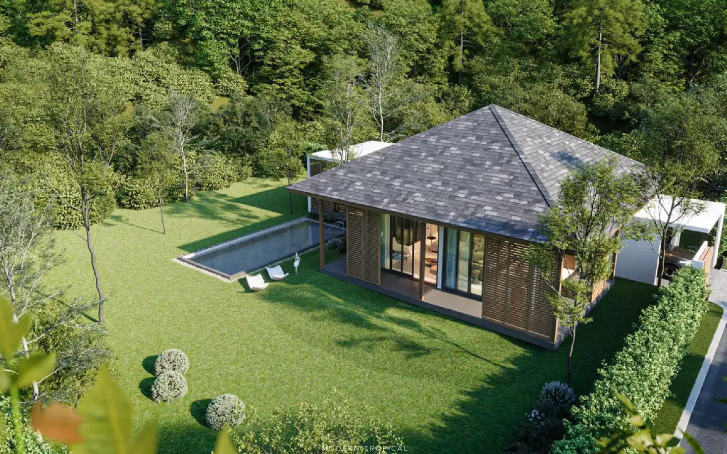 Modern 3-Bedroom Villa for Sale in Cerulean Villas Phuket, Naiyang - Type D - Photo 4