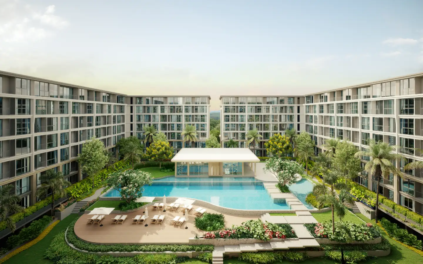 Interior view of 3 Bedroom Condo for Sale in The Ozone Signature Condominium, Bangtao