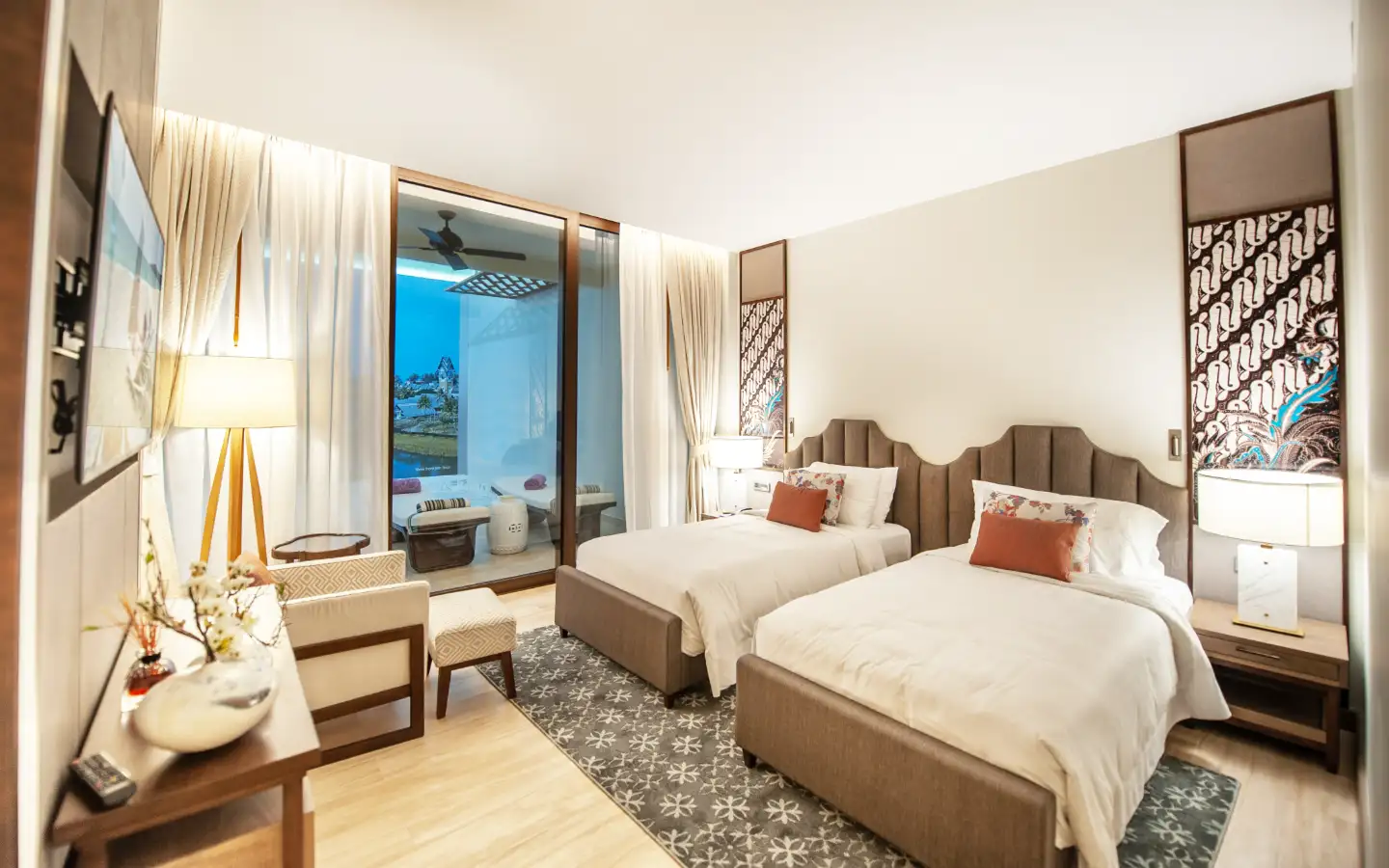 Interior view of Beachfront 3 Bedroom Sea View Penthouse for Sale in Angsana Oceanview Residences