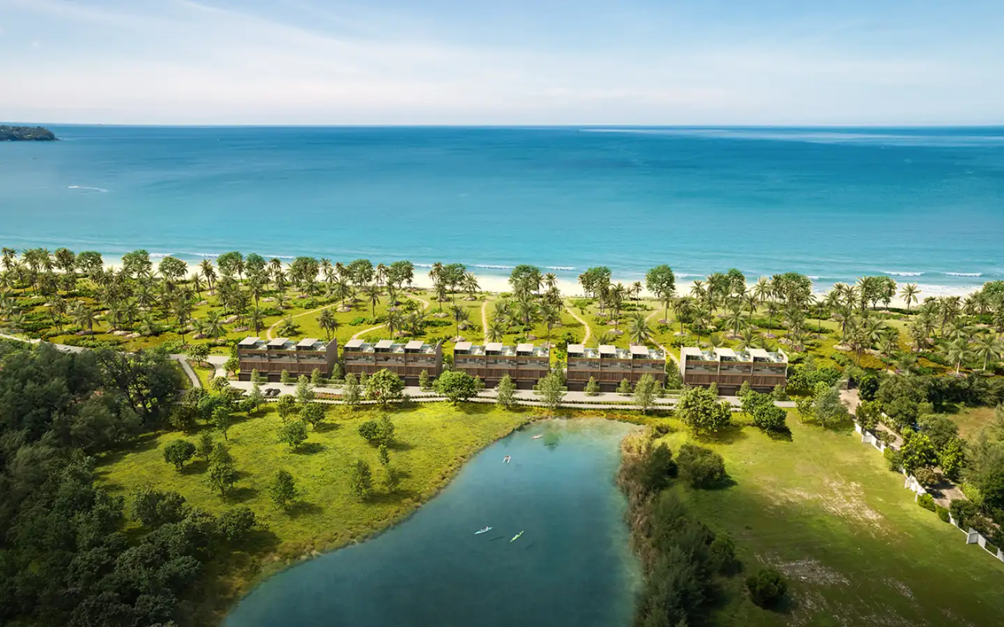 Exterior view of Beachfront 3-Bed Villa in Banyan Tree Grand Residences - Beach Terraces - Type A