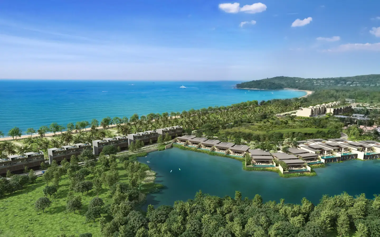 Interior view of Beachfront 5-Bedroom Villa for Sale in Banyan Tree Grand Residences Lagoon Pool Villas