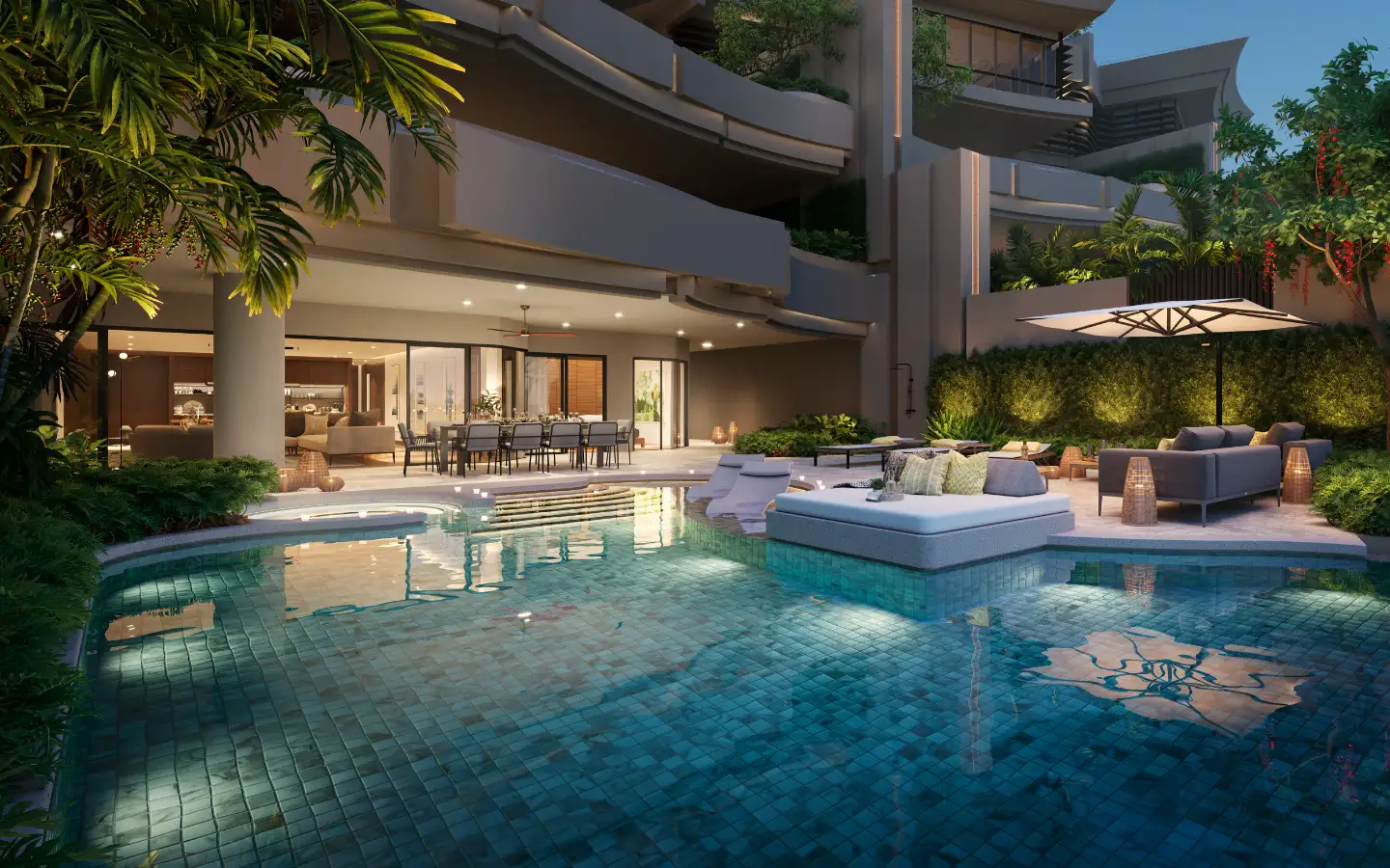 View from Beachfront Luxury 3-Bed Sea View Banyan Tree Grand Residences - 1st Floor
