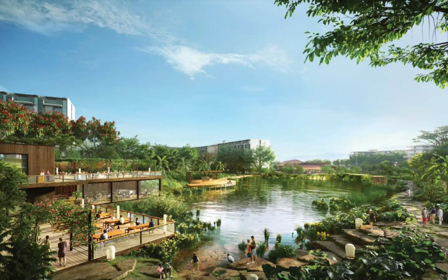 View from 3-Bedroom Laguna Lakelands Lakeview Residence - Unit 3D