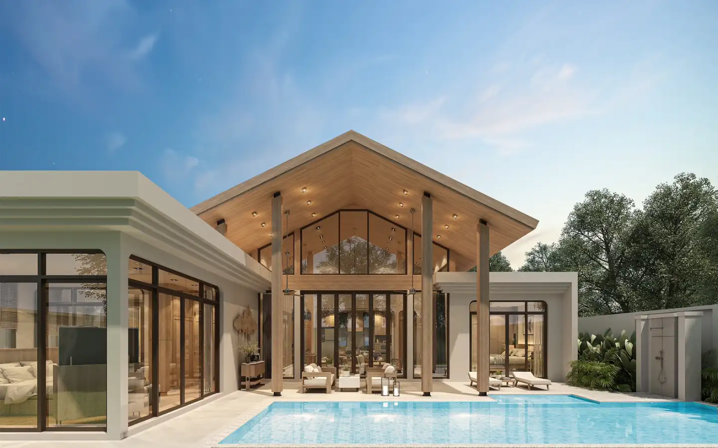 Interior view of 3 Bedroom Rungtiva Villa for Sale in Thalang - Near UWC International School