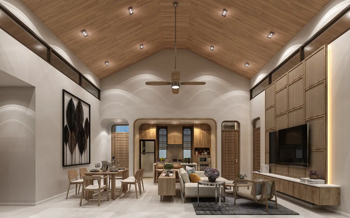 Interior view of 3 Bedroom Rungtiva Villa for Sale in Thalang - Near UWC International School