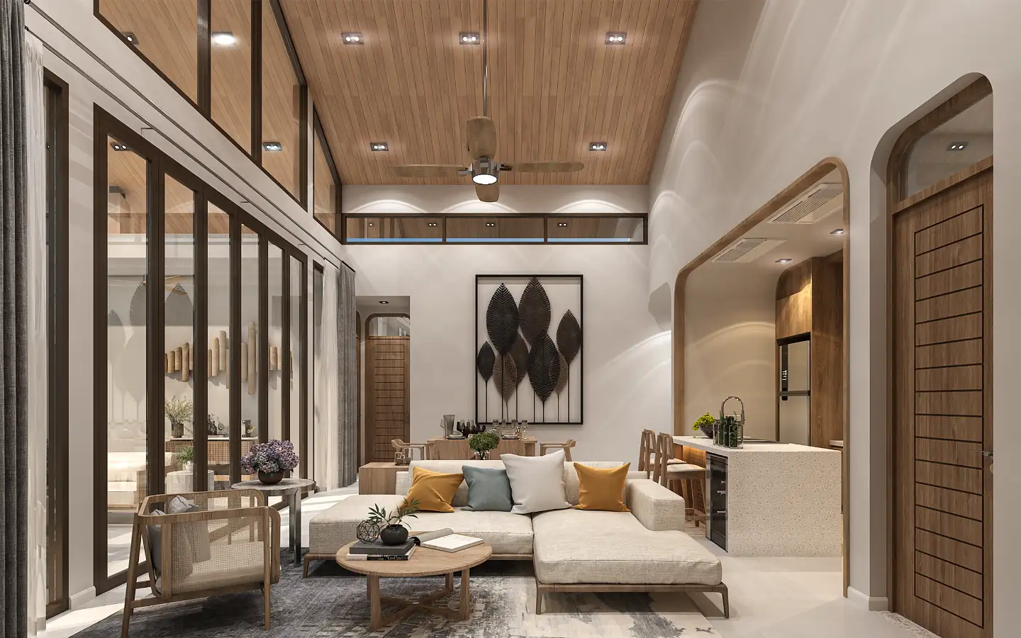 Interior view of 3 Bedroom Rungtiva Villa for Sale in Thalang - Near UWC International School