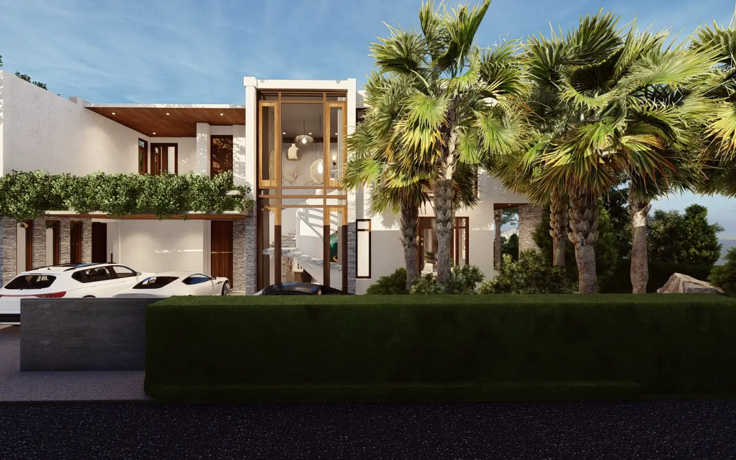 Interior view of 3 Bedroom Type A Sea View Pool Villa for Sale at Narana Villas Mai Khao