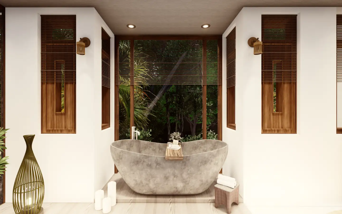 Interior view of 4 Bedroom Type D Sea View Pool Villa for Sale at Narana Villas Mai Khao