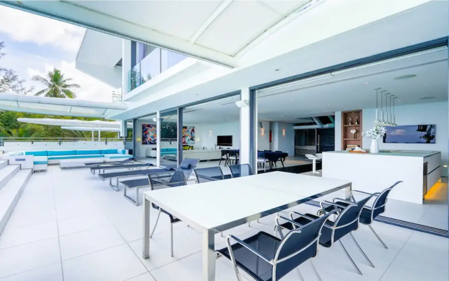 Interior view of Luxury 4 Bedroom Kata Rocks Sky Villa Penthouse Resale from Private