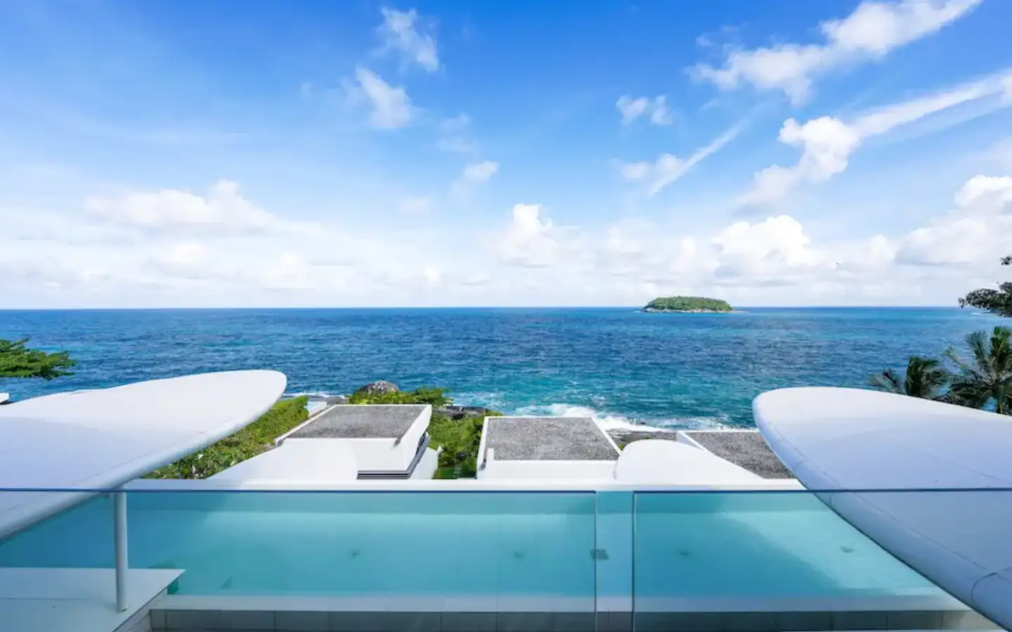 Interior view of Luxury 4 Bedroom Kata Rocks Sky Villa Penthouse Resale from Private