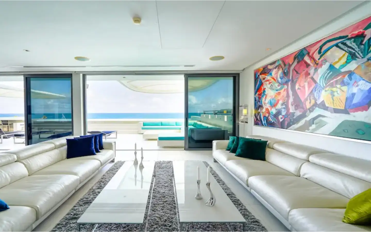 Interior view of Luxury 4 Bedroom Kata Rocks Sky Villa Penthouse Resale from Private