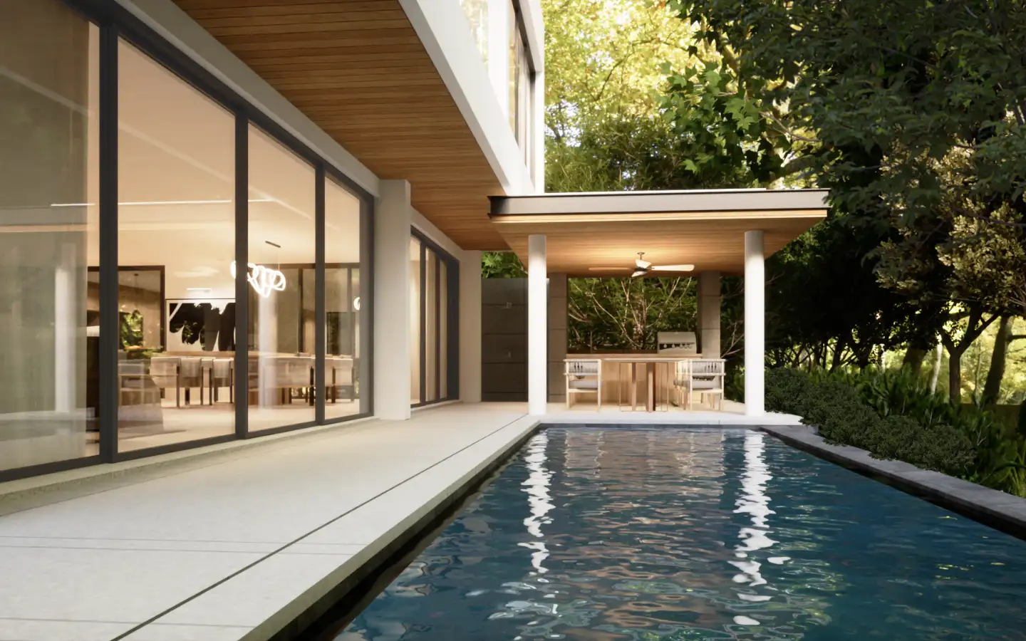 Interior view of Tiara Villa - Two-story 3 Bed Pool Villa Near Naithon and Naiyang Beach - Type C