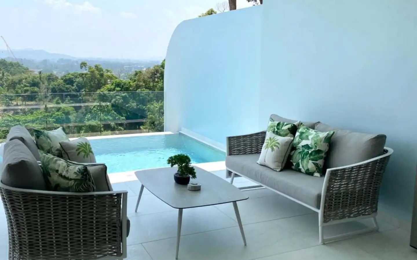 Interior view of 2 Bedroom Foreign Freehold Ocean View Andamaya Condo in Surin