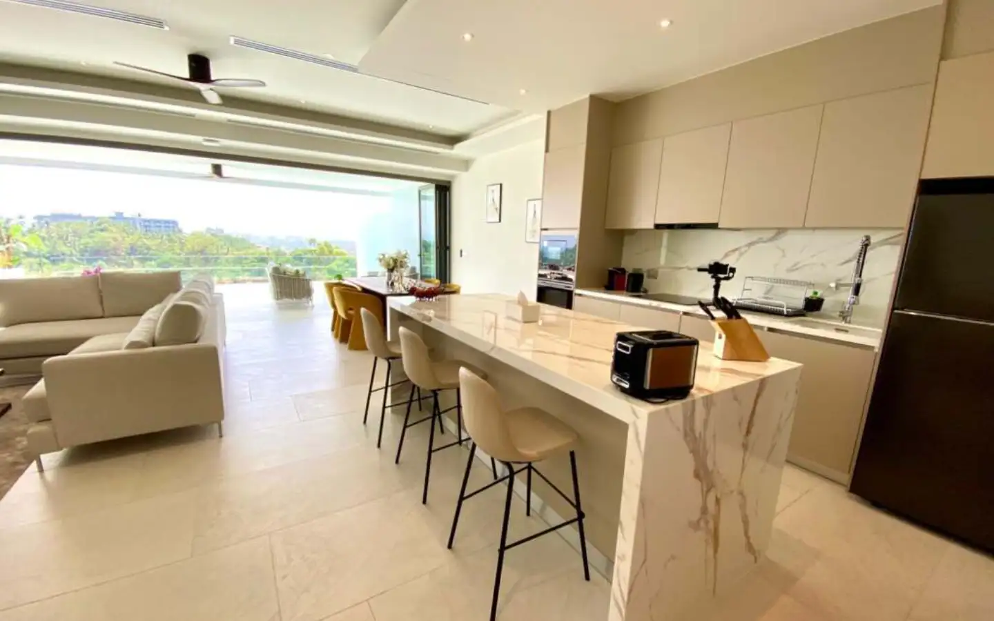 Interior view of 2 Bedroom Foreign Freehold Ocean View Andamaya Condo in Surin