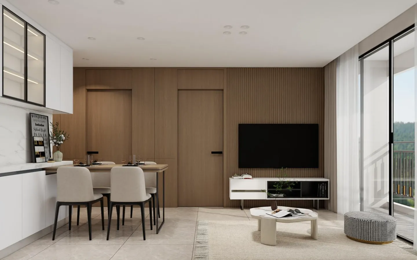 Interior view of Two Bedroom Type B Condo for Sale at Wyndham Fantasea Condo in Chalong