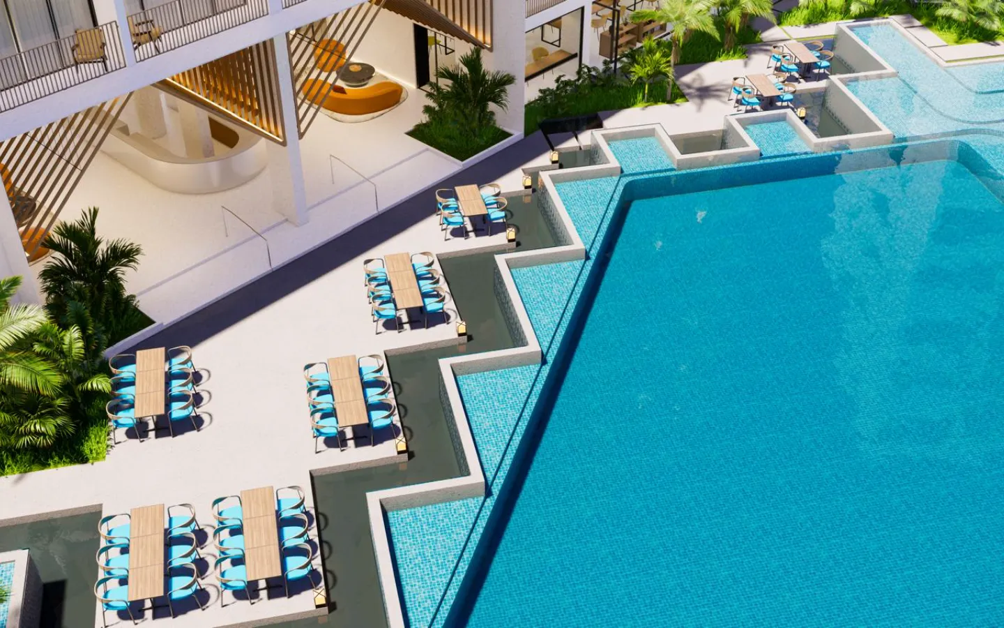 Interior view of Three Bedroom Type D Condo for Sale at Wyndham Fantasea Condo in Chalong