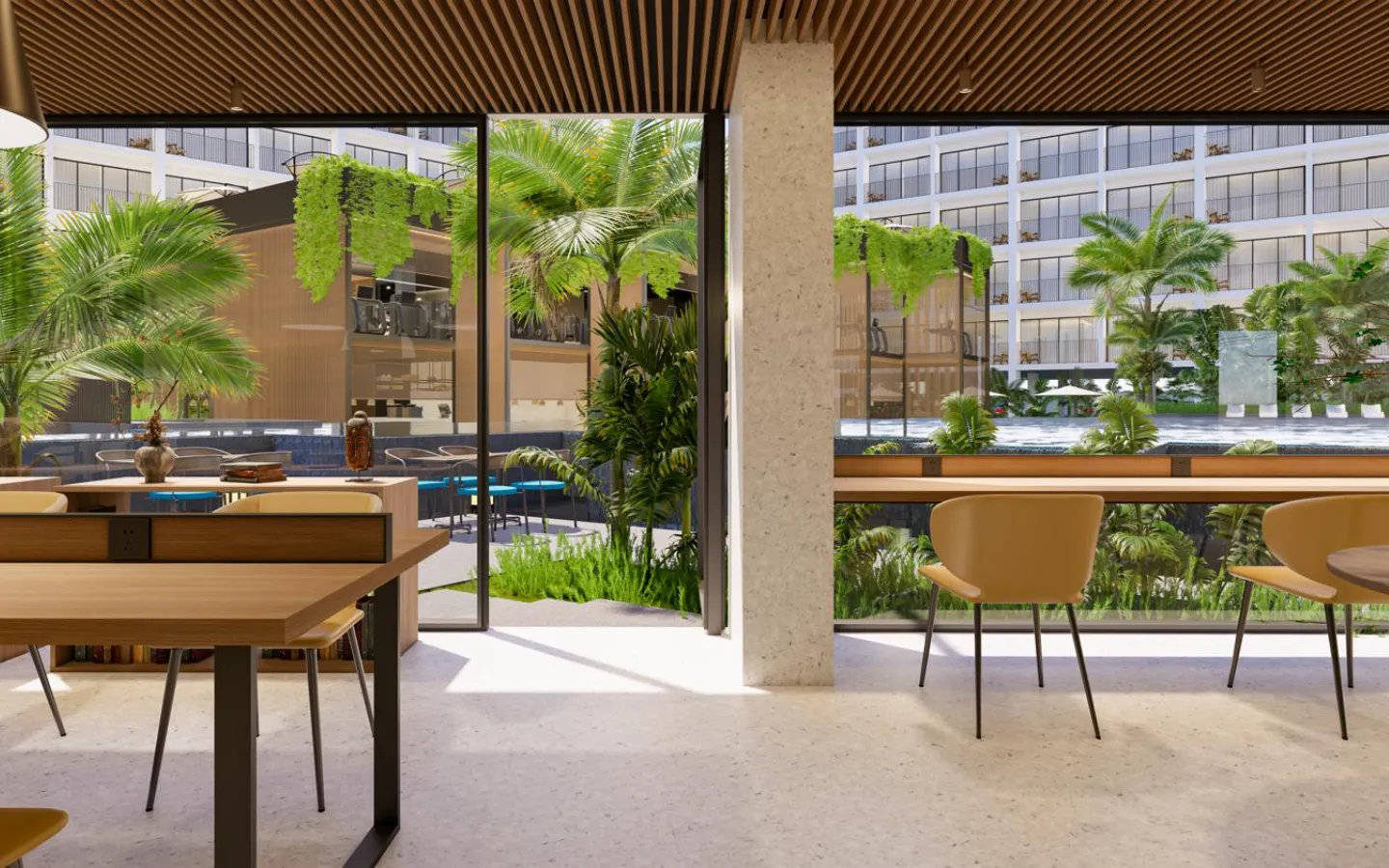 Interior view of Three Bedroom Type D Condo for Sale at Wyndham Fantasea Condo in Chalong