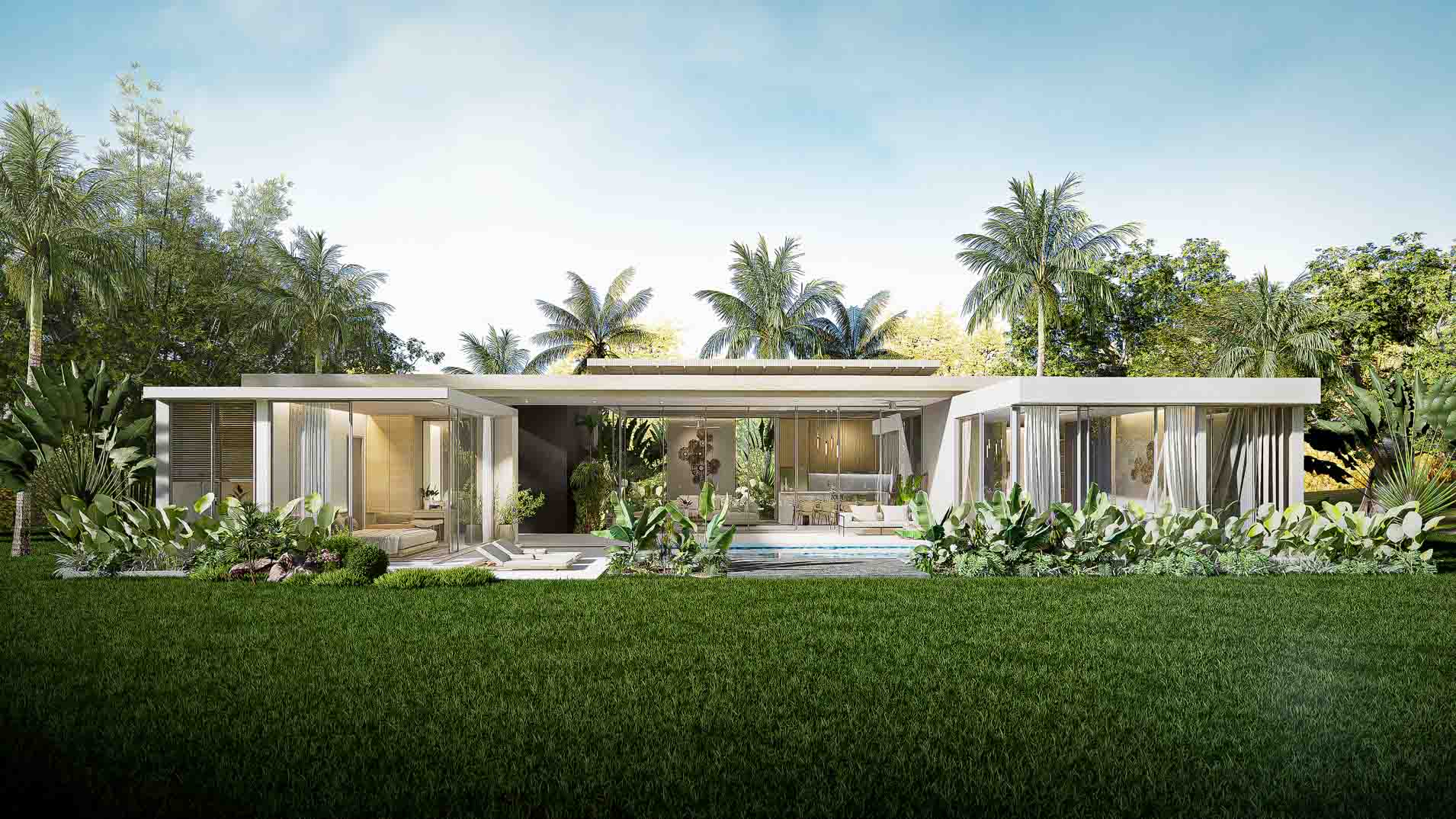 Exterior view of 3-Bedroom Pool Villa for Sale in Amrits Luxury Villas - 300m from Nai Yang Beach