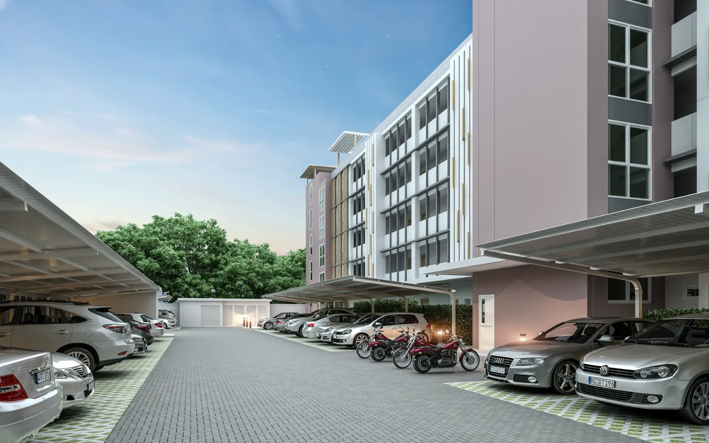 Interior view of 2 Bedroom Condo with Private Swimming Pool for Sale at Babylon Sky Garden II - Type A & B