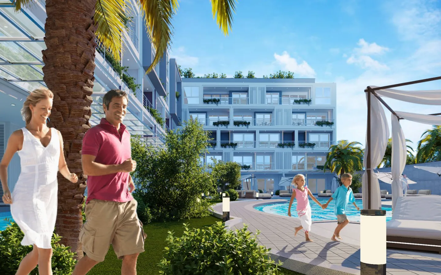 Interior view of 2 Bedroom Sea View Condo for Sale at Babylon Sky Garden II - Type I
