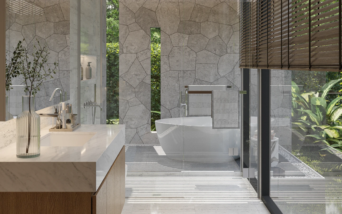 Interior view of 3 Bedroom Private Pool Villa at The Baya Villas, Thalang