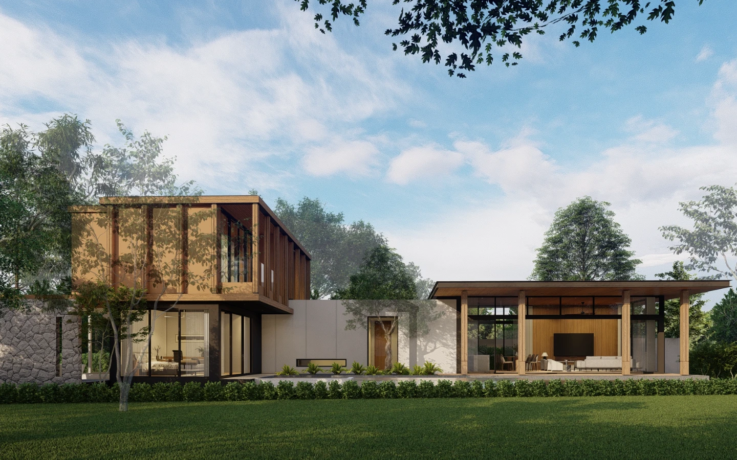 Interior view of 4 Bedroom Private Pool Villa at The Baya Villas, Thalang