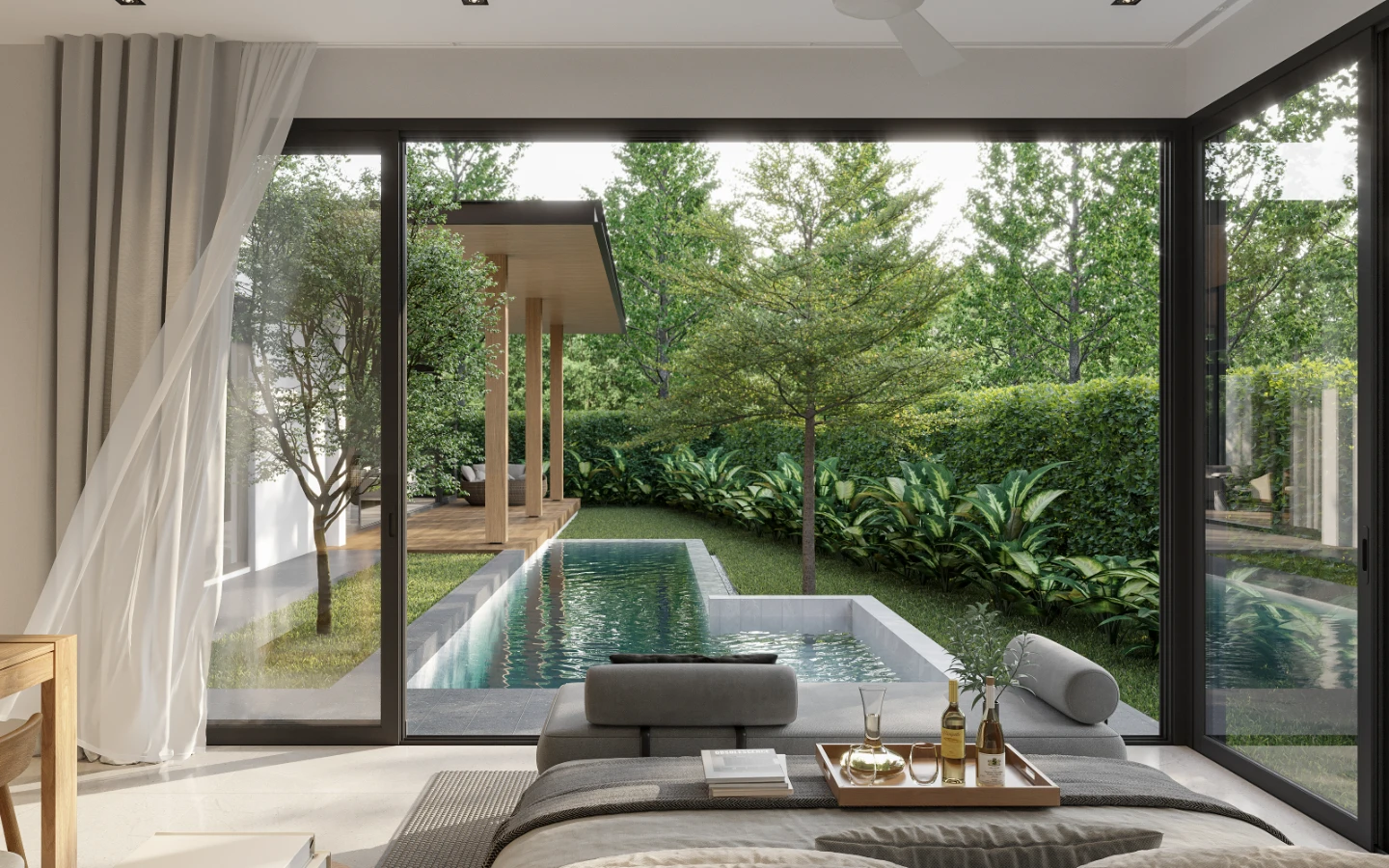 Interior view of 4 Bedroom Private Pool Villa at The Baya Villas, Thalang