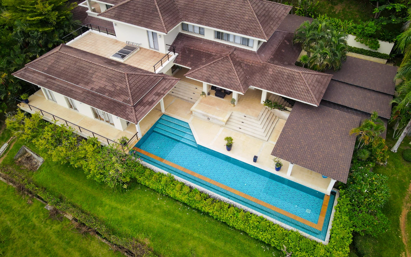 Interior view of 5 Bedroom Pool Villa with Stunning Sea Views for Sale on Phuket's East Coast