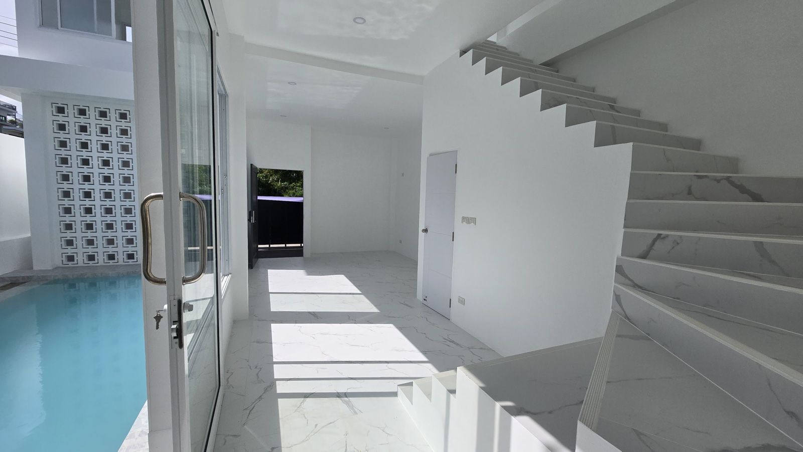 View from Brand New Rooftop Sea View Pool Villa for Sale in Sai Yuan, Naiharn