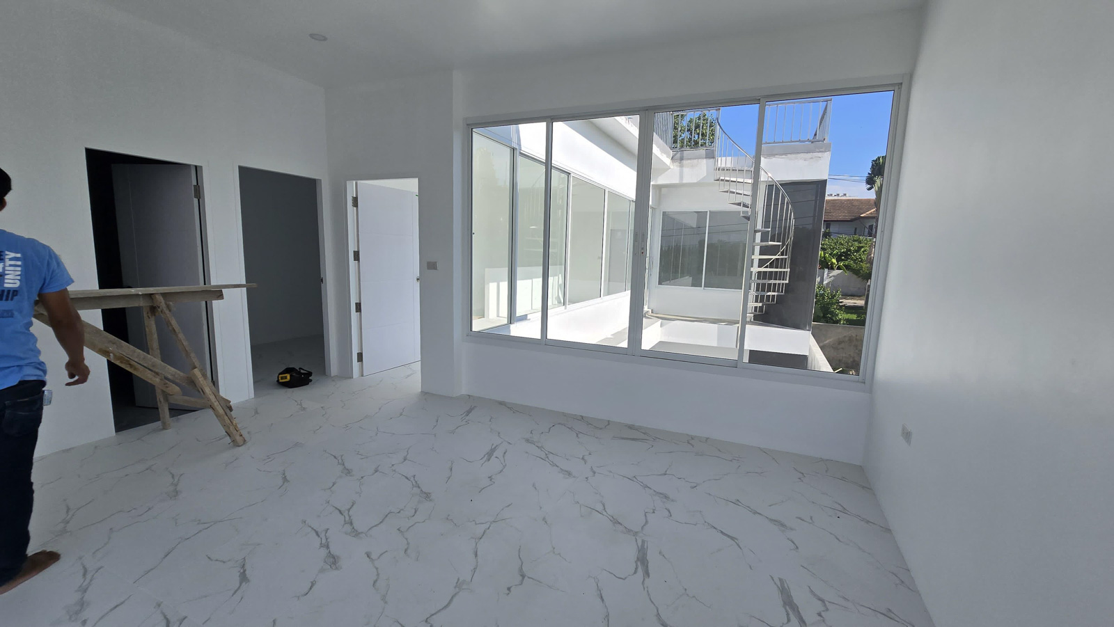 View from Brand New Rooftop Sea View Pool Villa for Sale in Sai Yuan, Naiharn