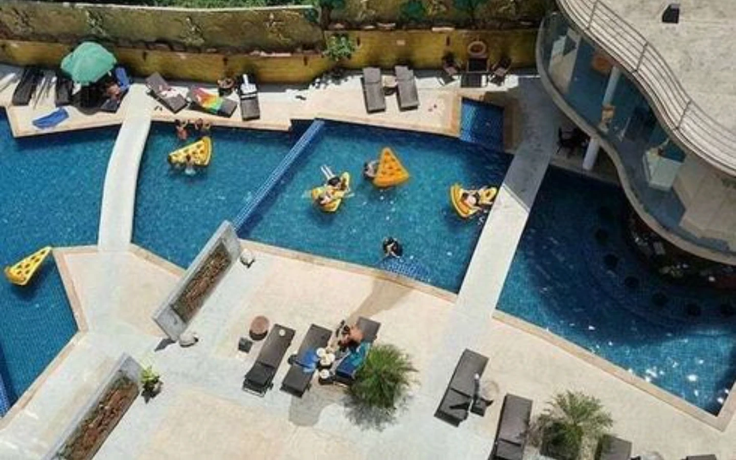 View from City View Corner Studio Apartment for Sale at Bayshore Oceanview Patong