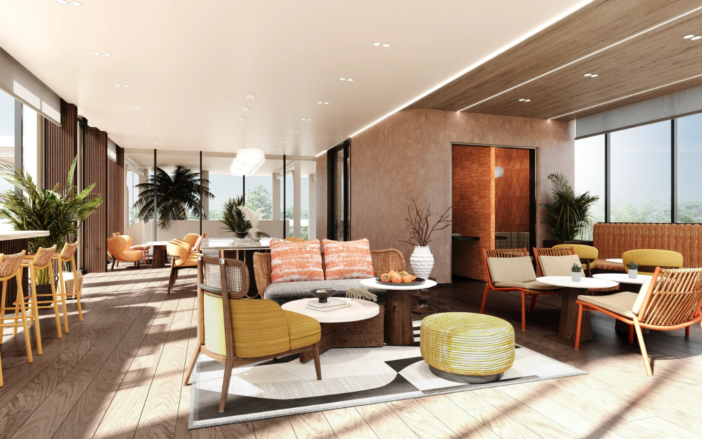 Interior view of Two Bedroom Larger Apartment for Sale at The Origin Kathu-Patong