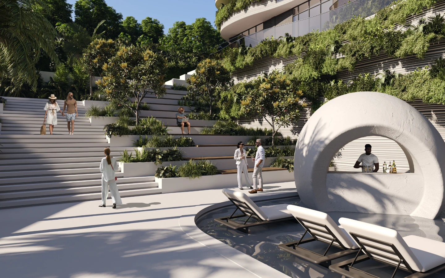 Interior view of Two Bedroom Apartment for Sale at Sunny Moon, Naiharn