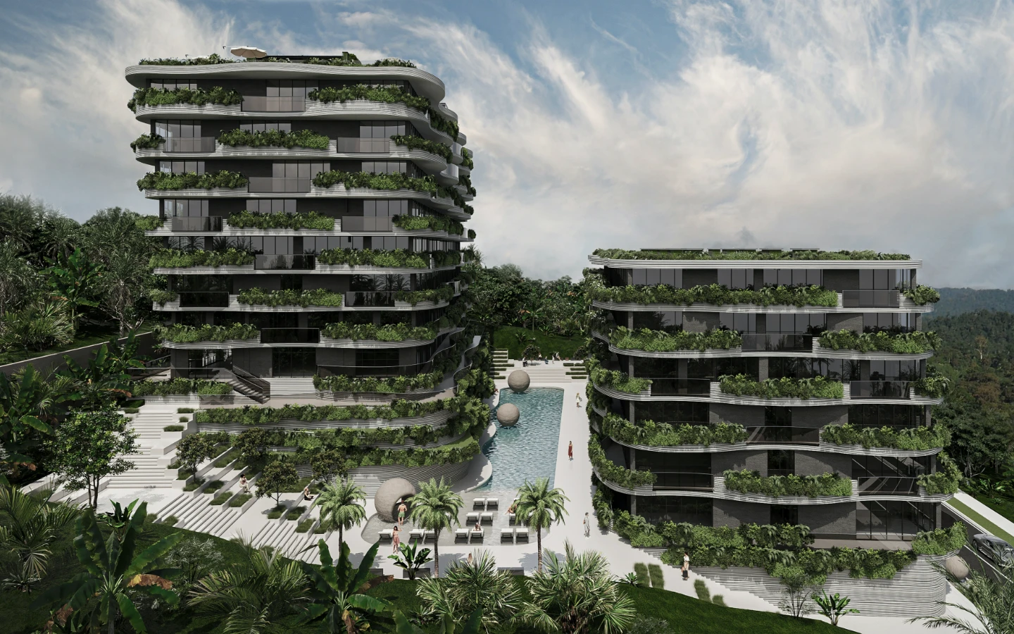 Interior view of Three Bedroom Apartment for Sale at Sunny Moon, Naiharn