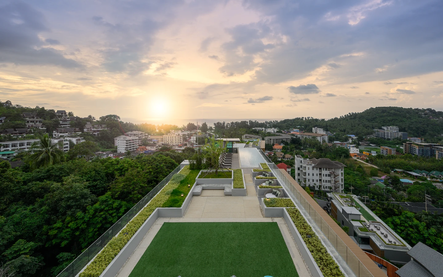 Interior view of One Bedroom Condo for Sale at Panora Surin - B104