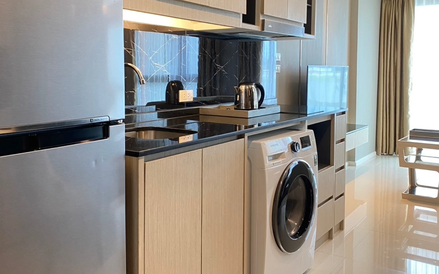 Interior view of One Bedroom Condo for Sale at Panora Mida Grande Surin - B105