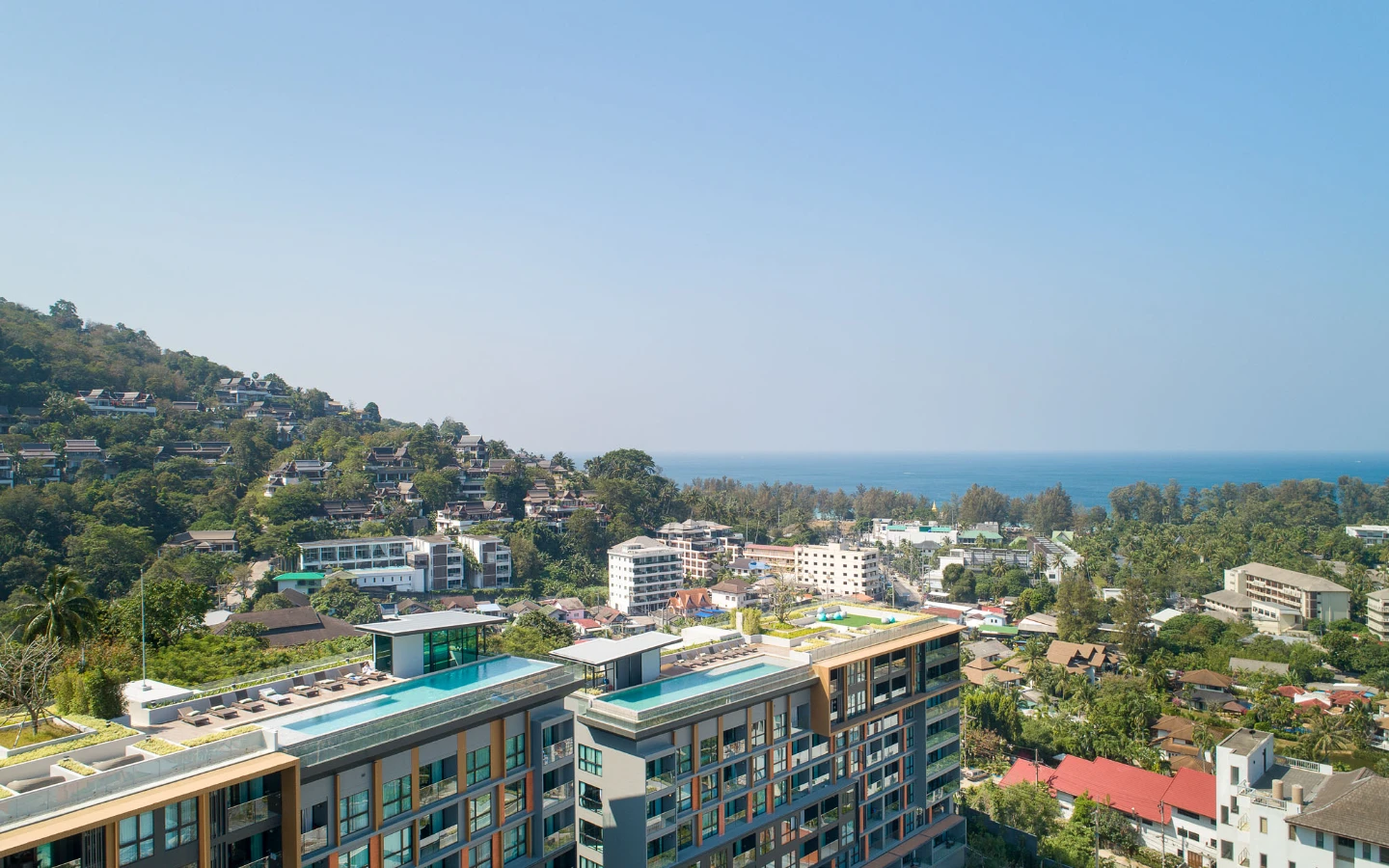 Interior view of Standard 1 Bedroom Condo for Sale at Panora Mida Grande Surin - D509