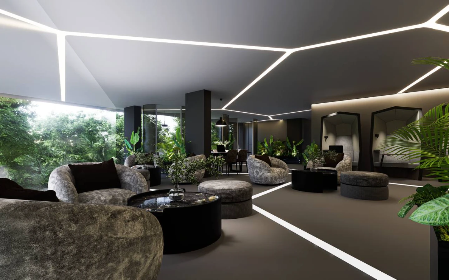 Interior view of Large 1 Bedroom Sea View Condo for Sale in Enigma Residences, Rawai