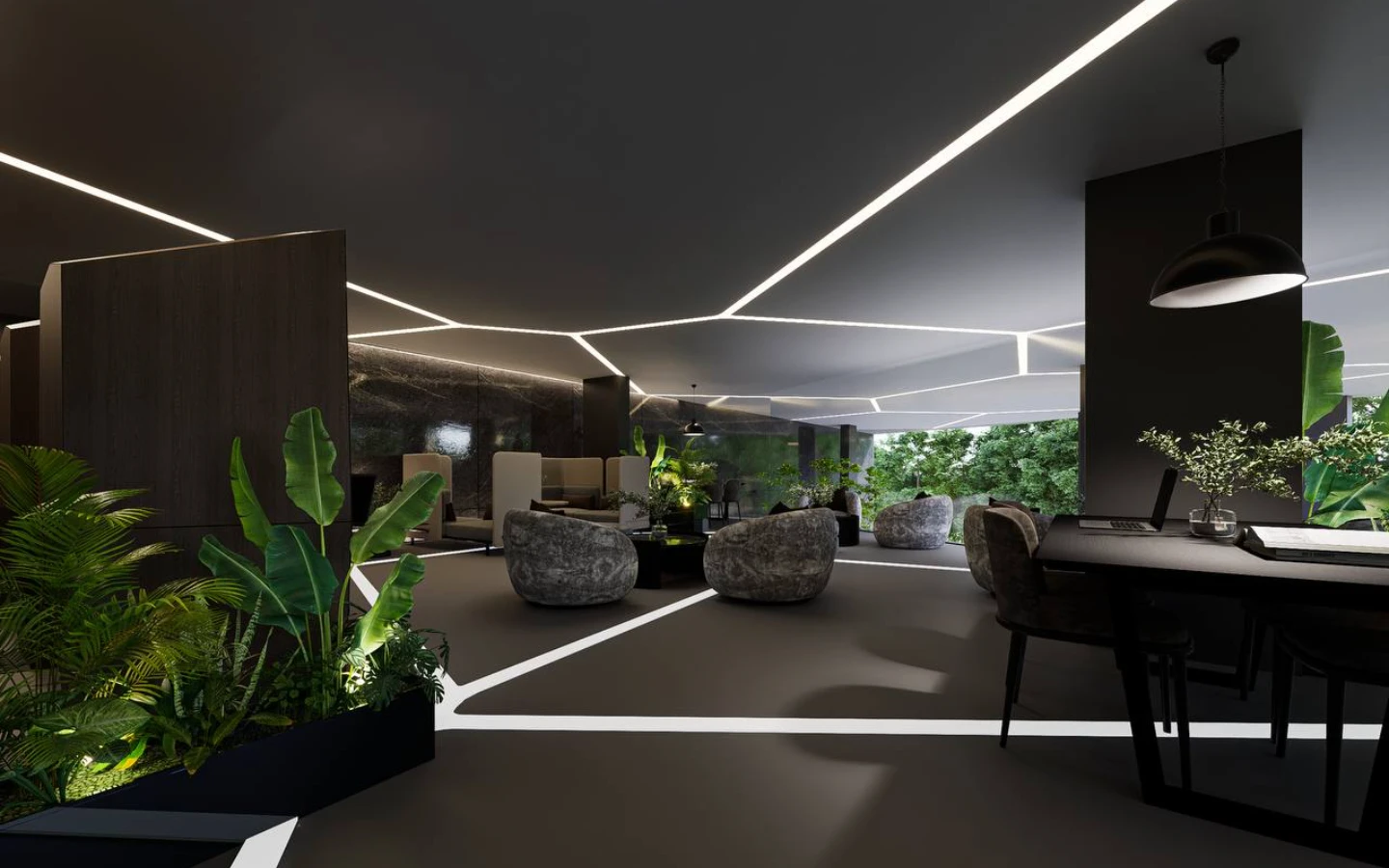 Interior view of Large 1 Bedroom Sea View Condo for Sale in Enigma Residences, Rawai