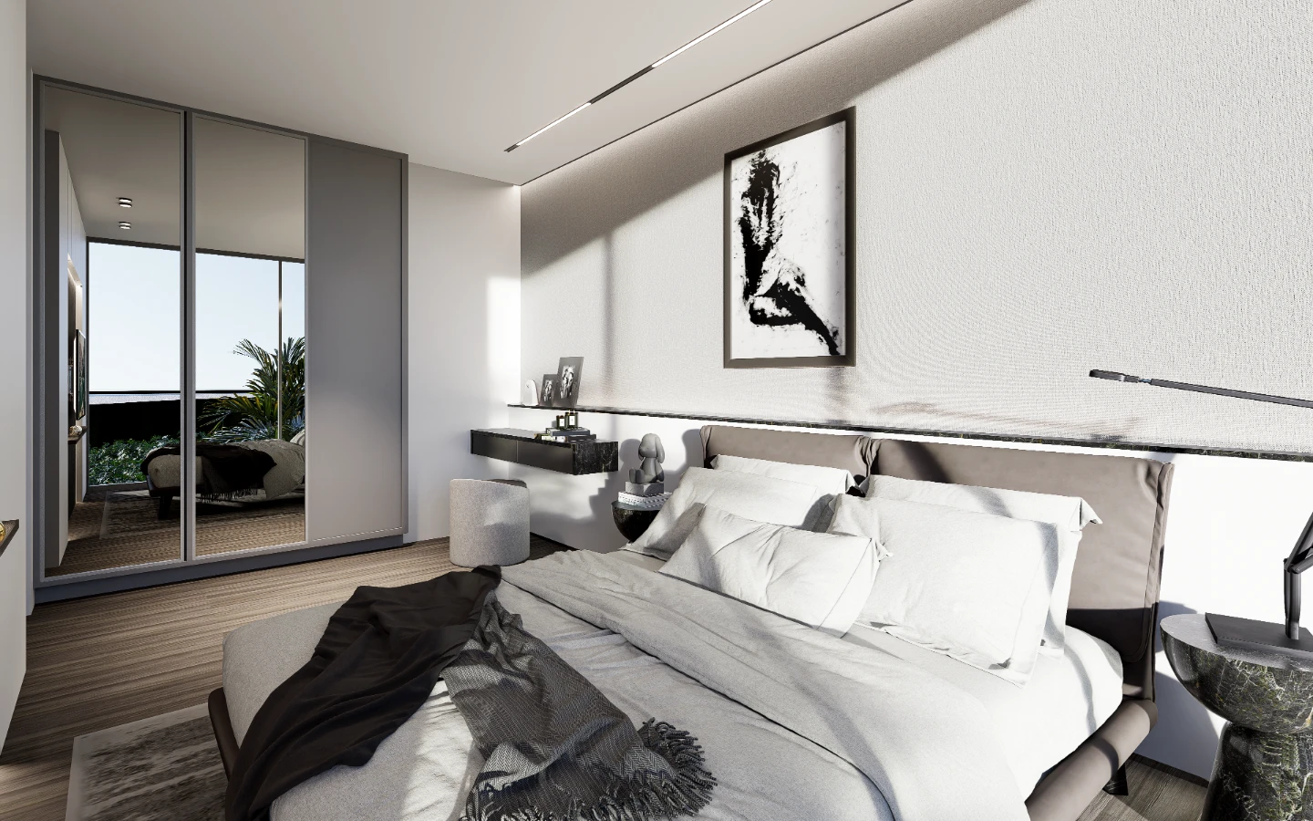 Interior view of Large 1 Bedroom Sea View Condo for Sale in Enigma Residences, Rawai