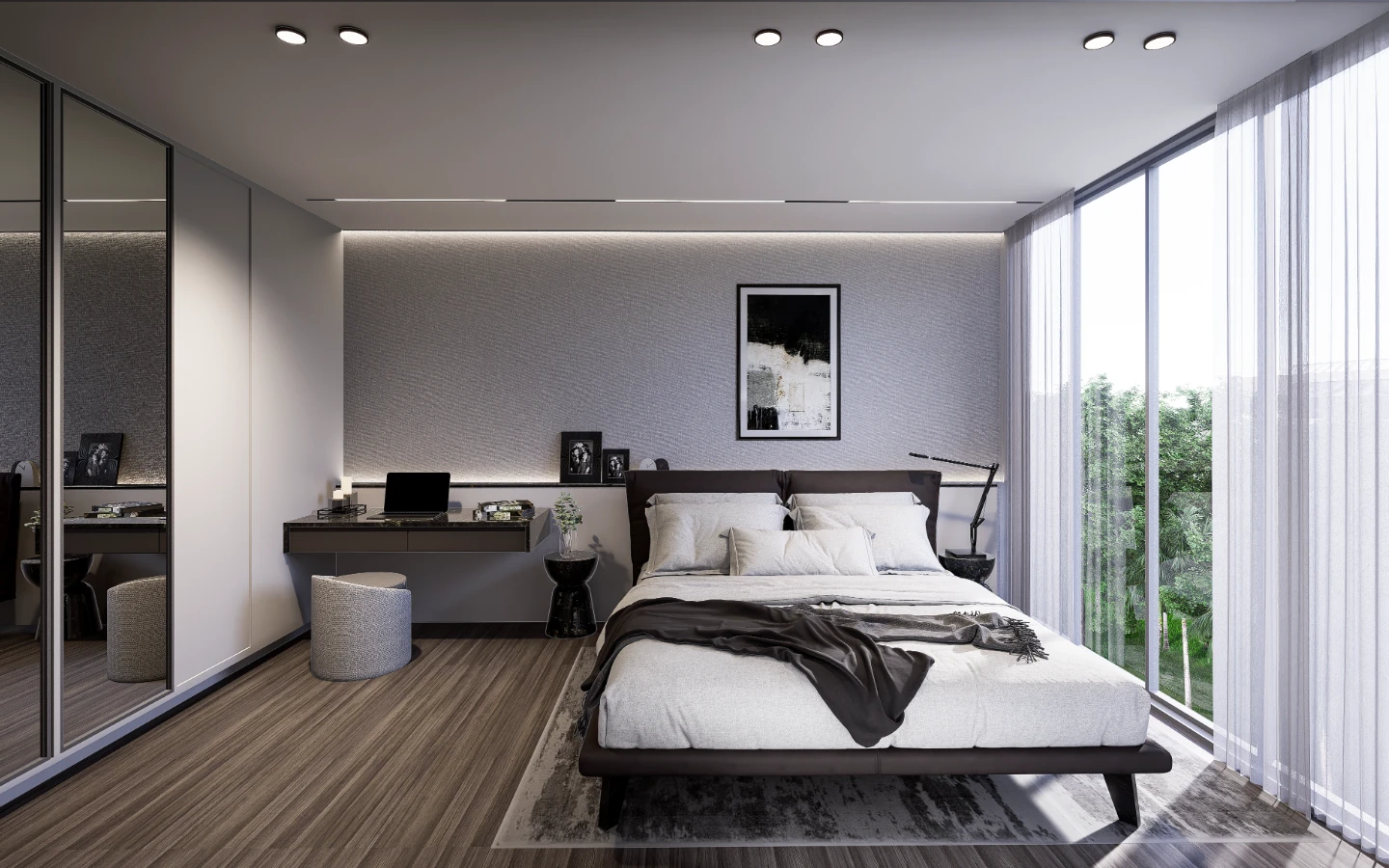 Interior view of Large 1 Bedroom Sea View Condo for Sale in Enigma Residences, Rawai