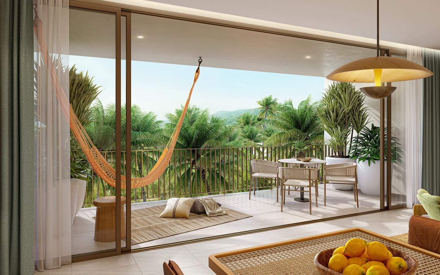 Interior view of Large 1 Bedroom Apartment for Sale at Surfhouse Phuket