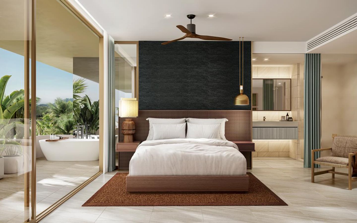 Interior view of Large 1 Bedroom Apartment for Sale at Surfhouse Phuket