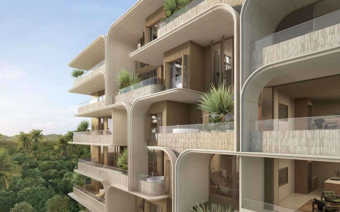 Interior view of Large 1 Bedroom Apartment for Sale at Surfhouse Phuket