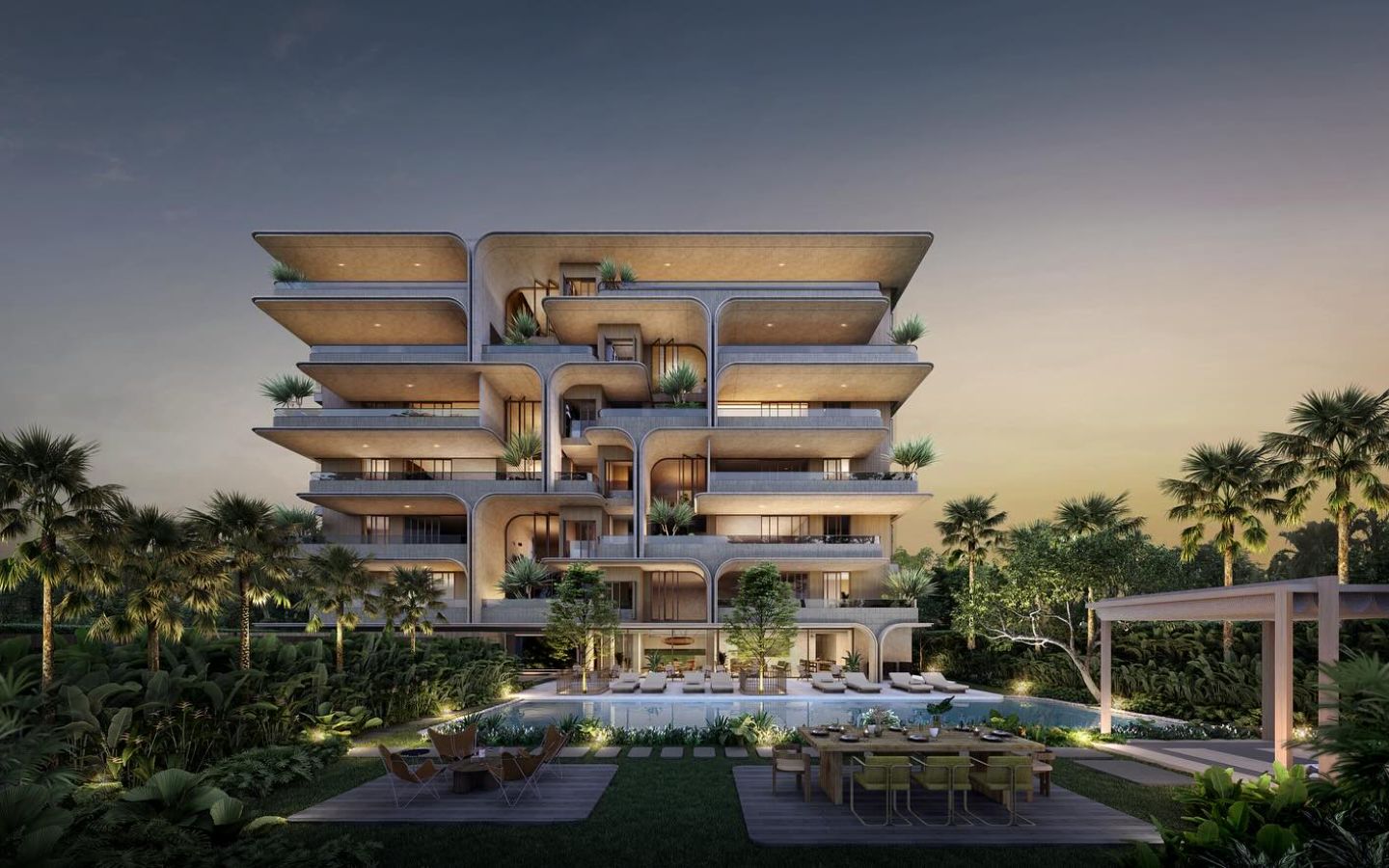 Interior view of Spacious 2 Bedroom Apartment for Sale at Surfhouse Bangtao