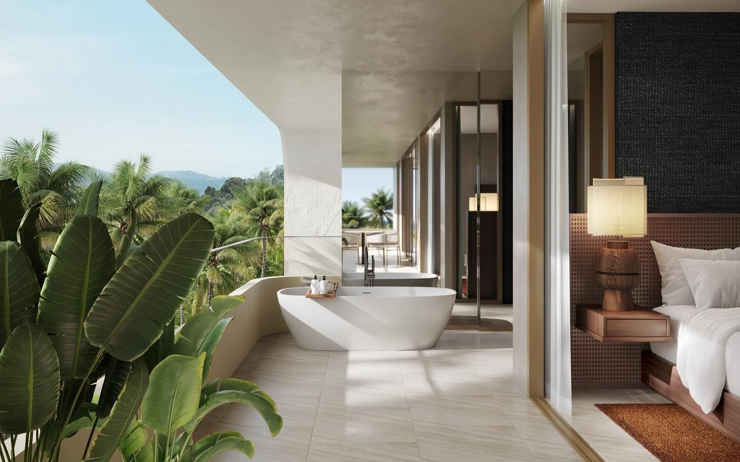 Interior view of Spacious 2 Bedroom Apartment for Sale at Surfhouse Bangtao