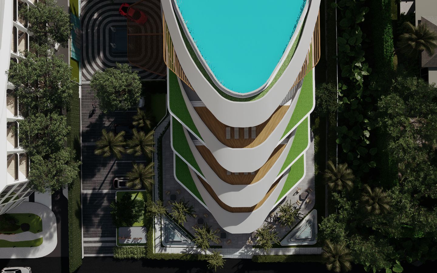 Interior view of 2 Bedroom Luxurious Corner Residence for Sale at Sole Mio Residences