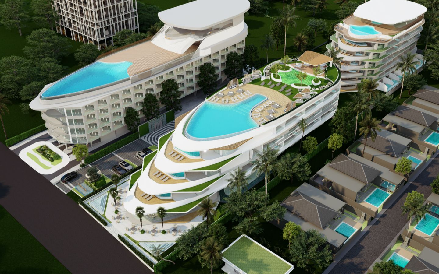 Interior view of 2 Bedroom Apartment for Sale at Sole Mio Residences, Bangtao
