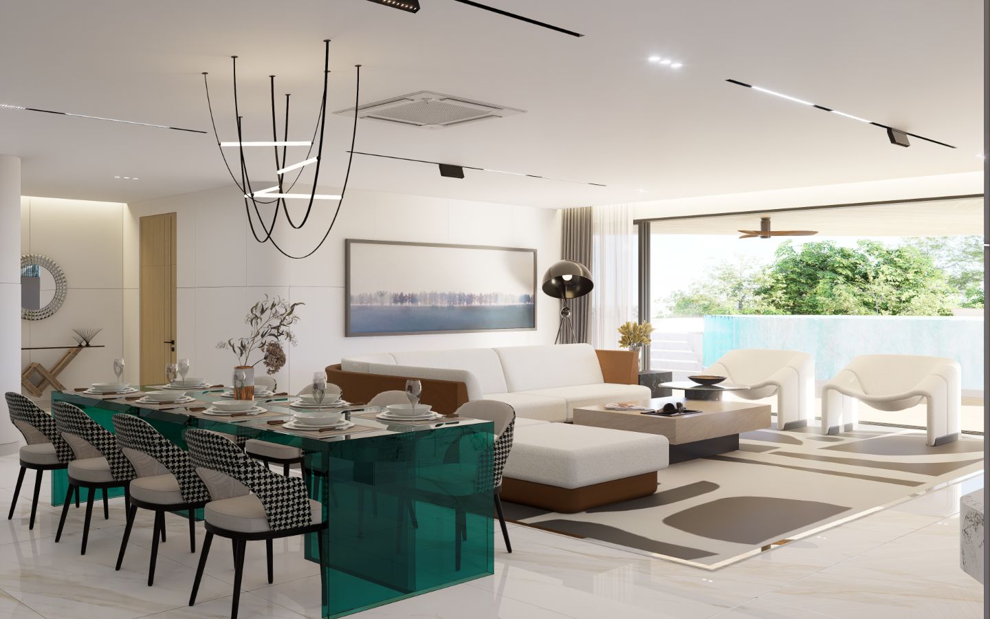 Interior view of 3 Bedroom Luxury Condo for Sale at Sole Mio Residences, Bangtao